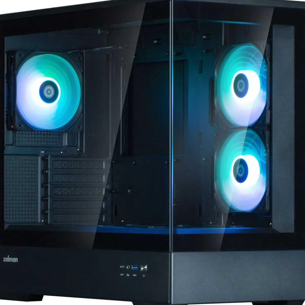 Zalman P30 V2 Mini Tower ohne Netzteil schwarz
