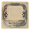 ZE Kommunikationstechnik TAE Dose 3x6 NFN UP LSA mit LSA-Anschlussklemmen perlweiss