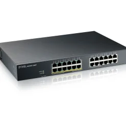 ZYXEL GS1915-24EP 24-port GbE davon 12 Ports PoE+ 130 Watt 802.3at Smart Switch NebulaFlex rackmount smart fan