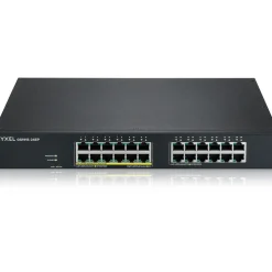 ZYXEL GS1915-24EP 24-port GbE davon 12 Ports PoE+ 130 Watt 802.3at Smart Switch NebulaFlex rackmount smart fan