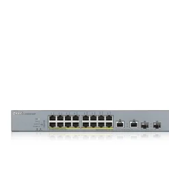 ZyXEL Switch 18x GS1350-18HP PoE long range 250W