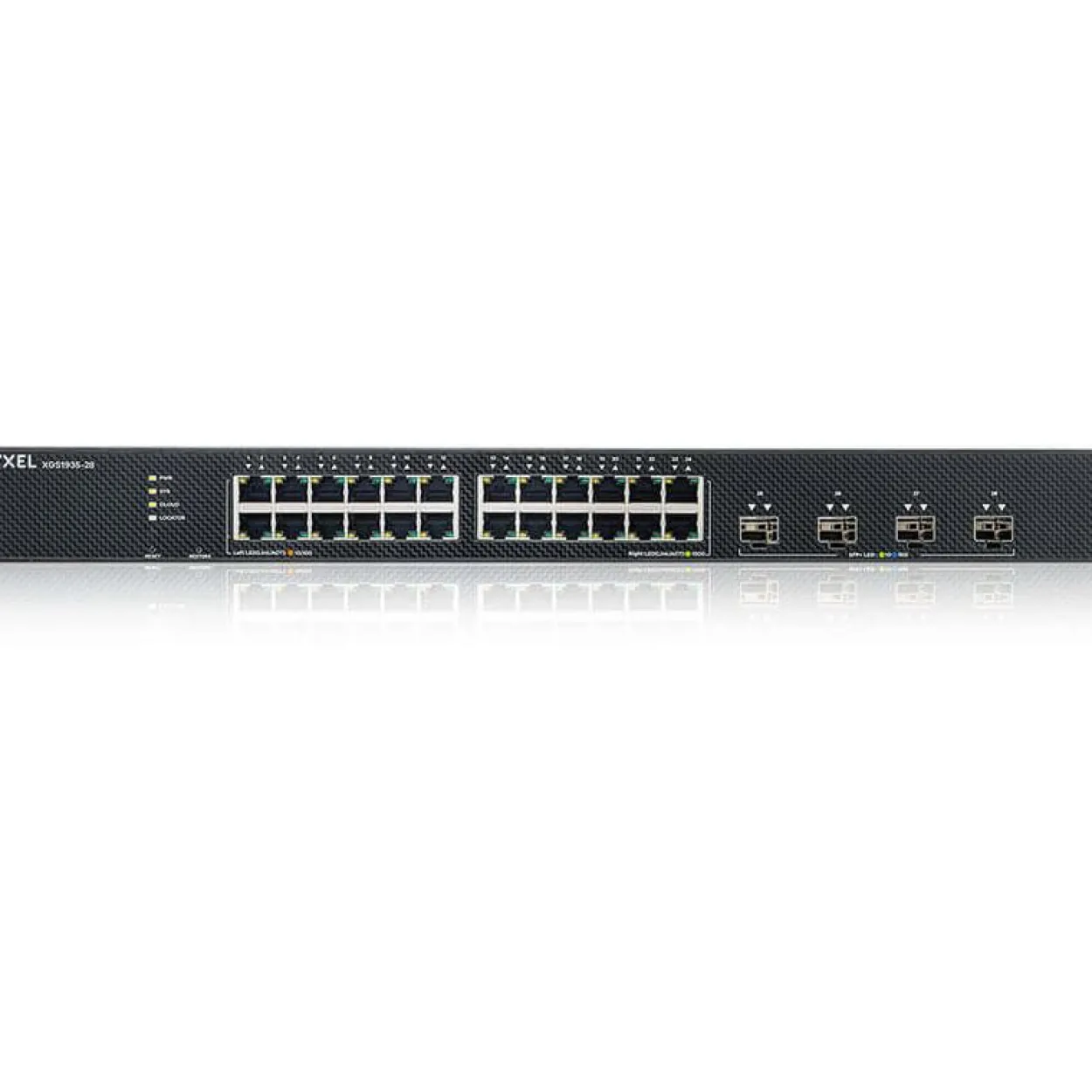 ZYXEL XGS1935-28 28 Port Smart Managed Switch 24x Gigabit Copper and 4x10G SFP+ hybrid mode standalone or NebulaFlex Cloud