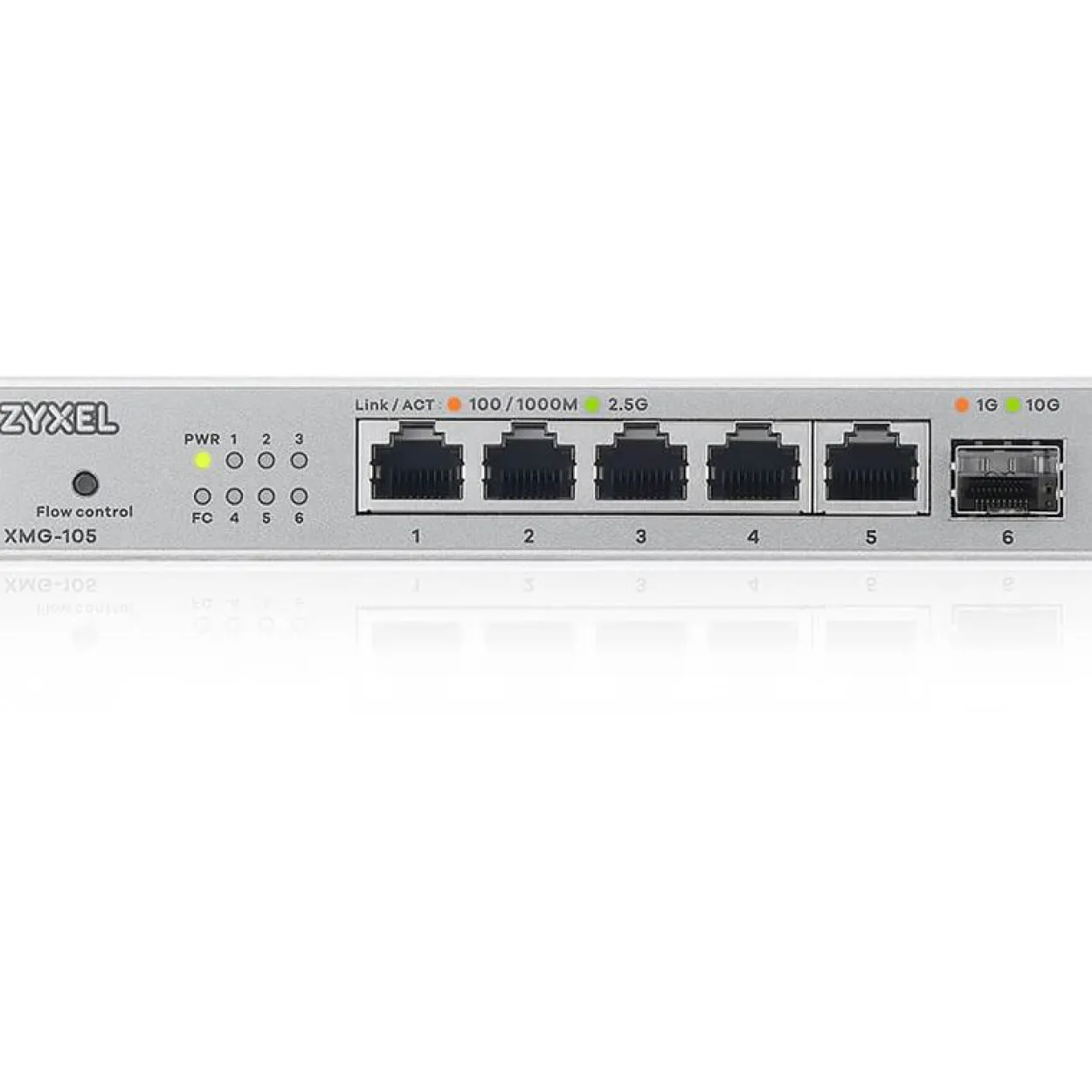ZYXEL XMG-105 5 Ports 2.5G + 1 SFP+ MultiGig unmanaged Desktop Switch