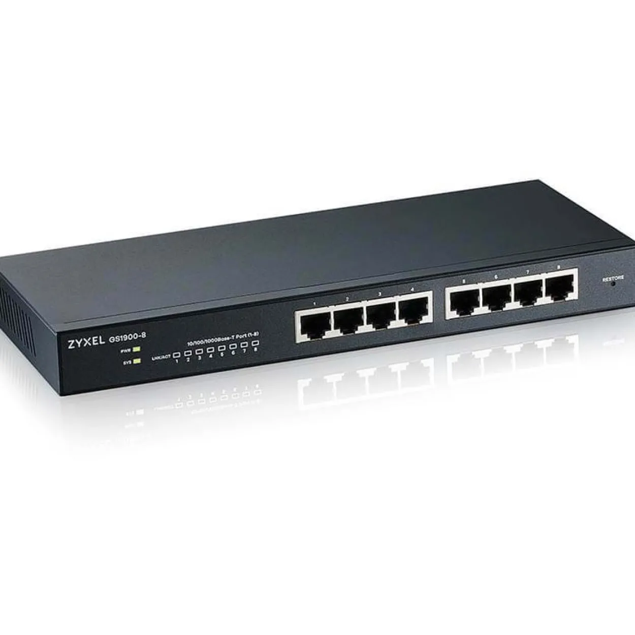 ZyXEL Zyxel 8-Port GbE Smart Switch, NebulaFlex, GS1915-8